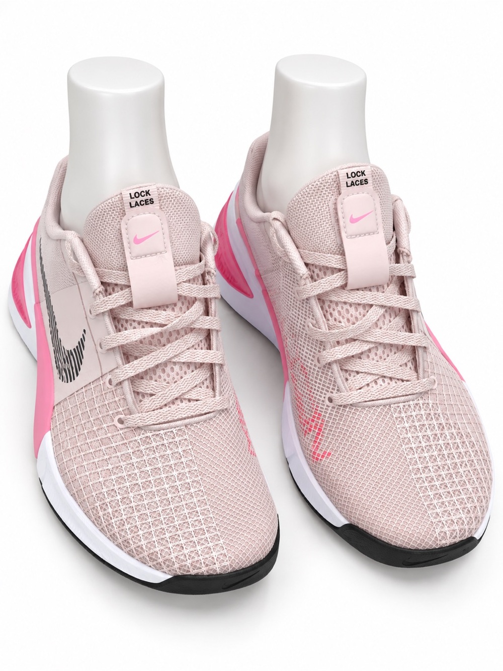 NEW Nike Metcon Women’s Athletic Shoes - Light Pink with Hot Pink Accents